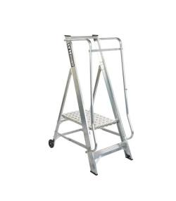 Extra Wide Step Ladders Aluminium - 425mm - NBSWP2M