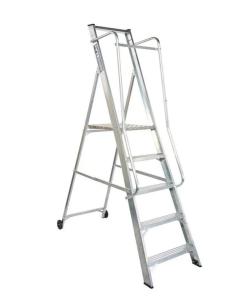Extra Wide Step Ladders Aluminium - 1240mm - NBSWP5M