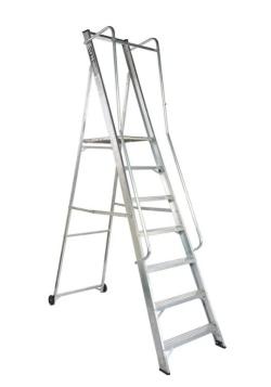Extra Wide Step Ladders Aluminium - 1783mm - NBSWP7M