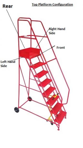 Extra Wide Warehouse Ladders - 700mm Wide Tread Warehouse Ladder