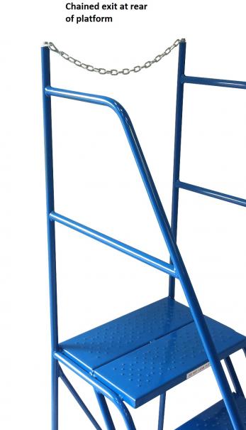 Industrial Warehouse Ladders - 300Kg Capacity Warehouse Ladder